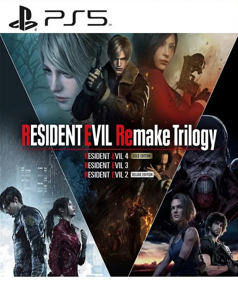 Resident Evil Remake Trilogy Jogo para PS5 - Imagem 1