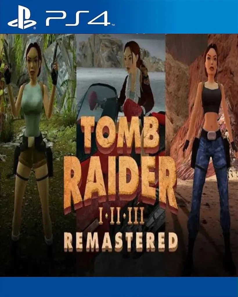 Tomb Raider I-III Remastered Starring Lara Croft Jogo Online para PS4 - Imagem 1