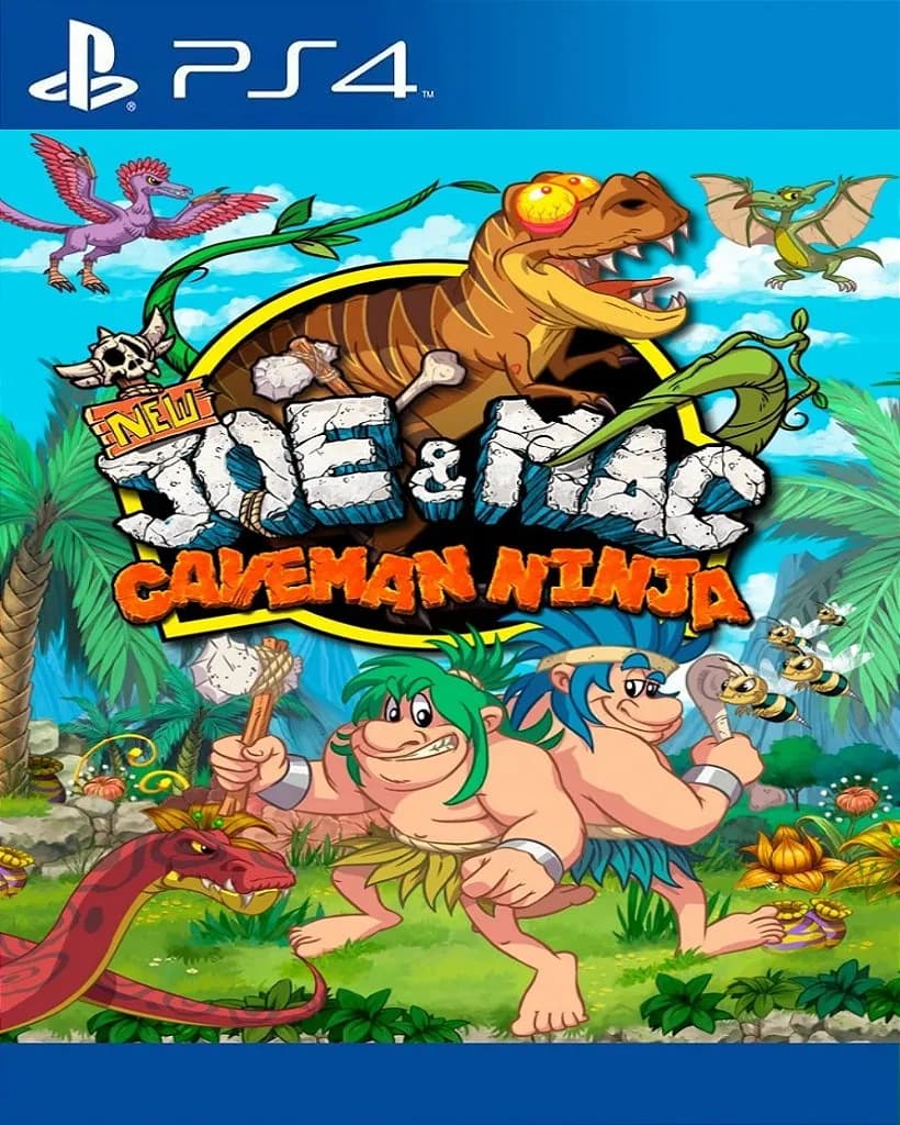 NEW Joe & Mac - Caveman Ninja Jogo Online para PS4 - Imagem 1