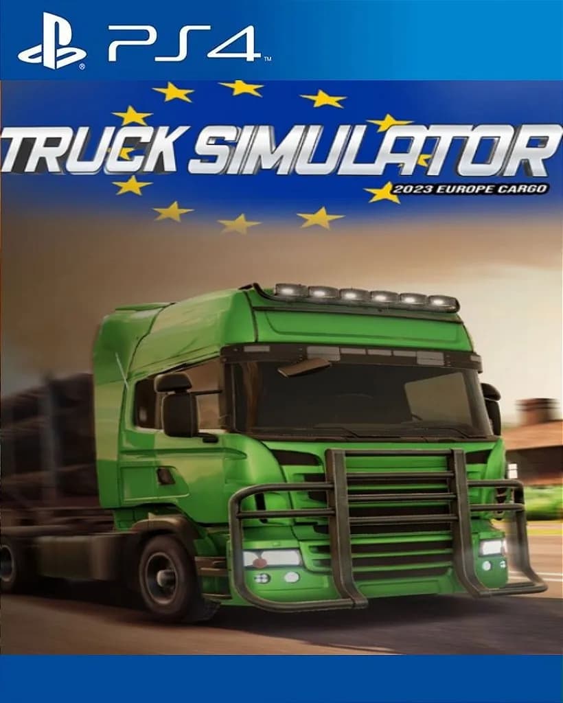 Truck Simulator Driver 2023: Europe Cargo Jogo Online para PS4 - Imagem 1
