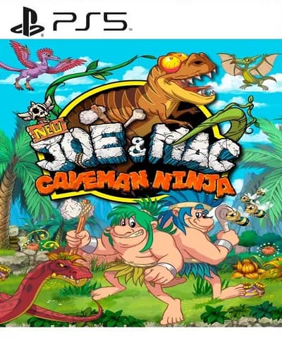 NEW Joe & Mac - Caveman Ninja Jogo Online para PS5