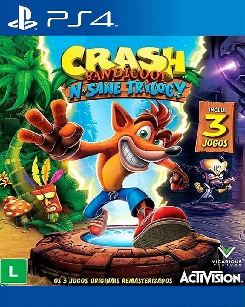 Crash Bandicoot N. Sane Trilogy PS4 - Imagem 1