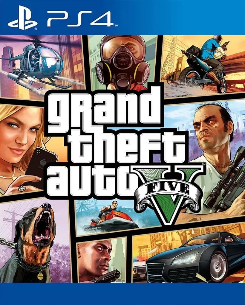 GTA 5 Grand Theft Auto V PS4 - Imagem 1
