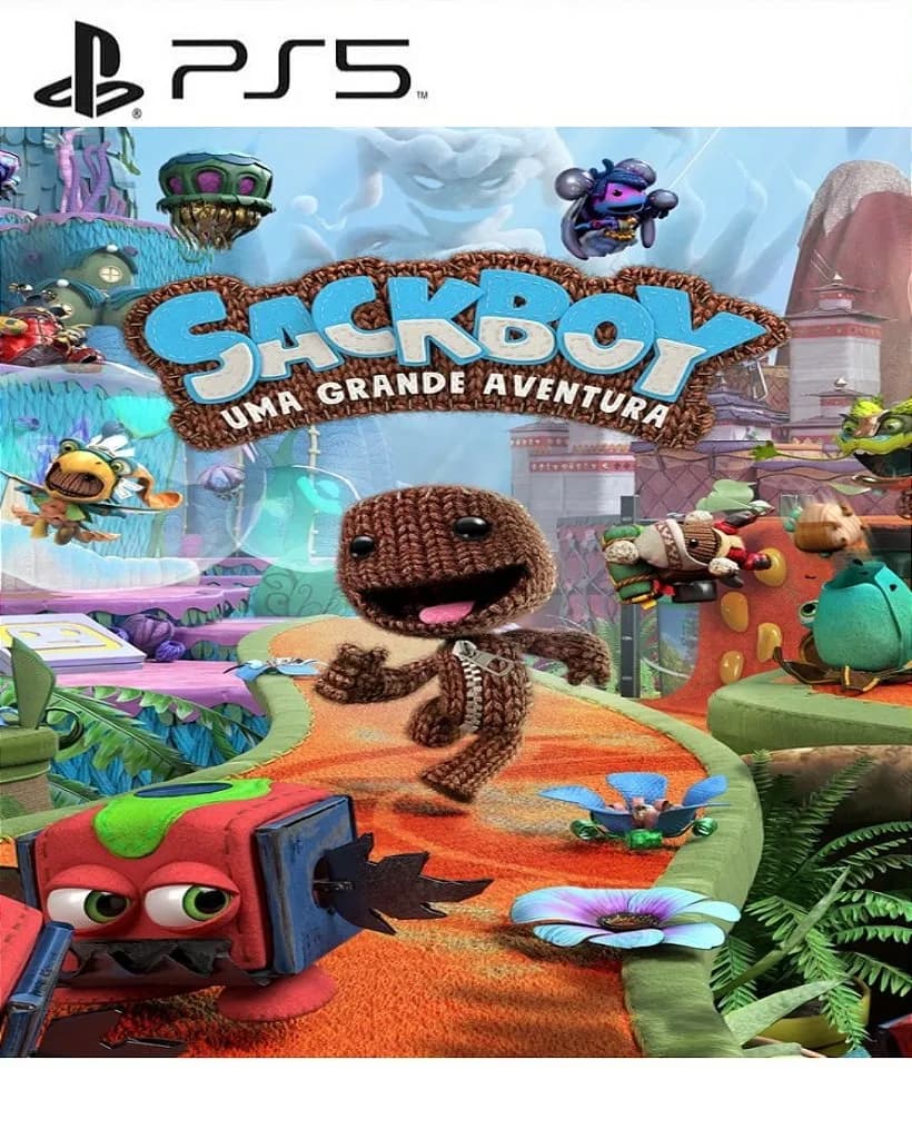 Sackboy uma Grande Aventura Jogo para PS5 - Imagem 1